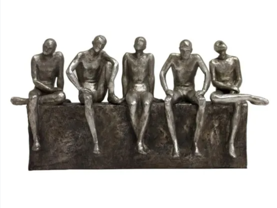 Sitting Men Statue