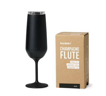 Huski Champagne Flute - Black