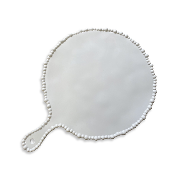 Pearl Melamine Platter Handle - Round