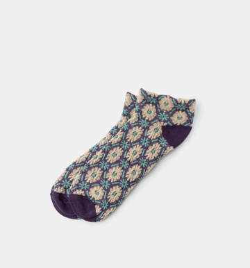 Posy Purple Socks