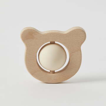 Bowie Bear Teether - Vanilla