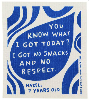 Swedish Dish Cloth - I got no Snacks