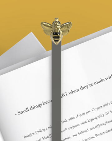 Metal Bookmark - Bee