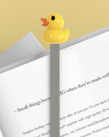 Metal Bookmark - Duck