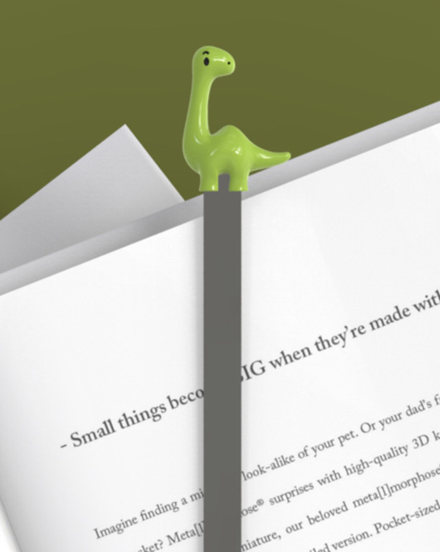 Metal Bookmark - Dinosaur