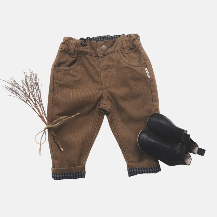 Baby Boys Chino Pant - Brown