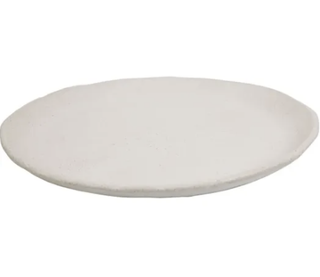 Large Vintage Plate - Sandy White