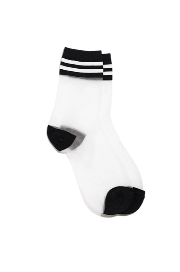 Candy Sheer Socks Black