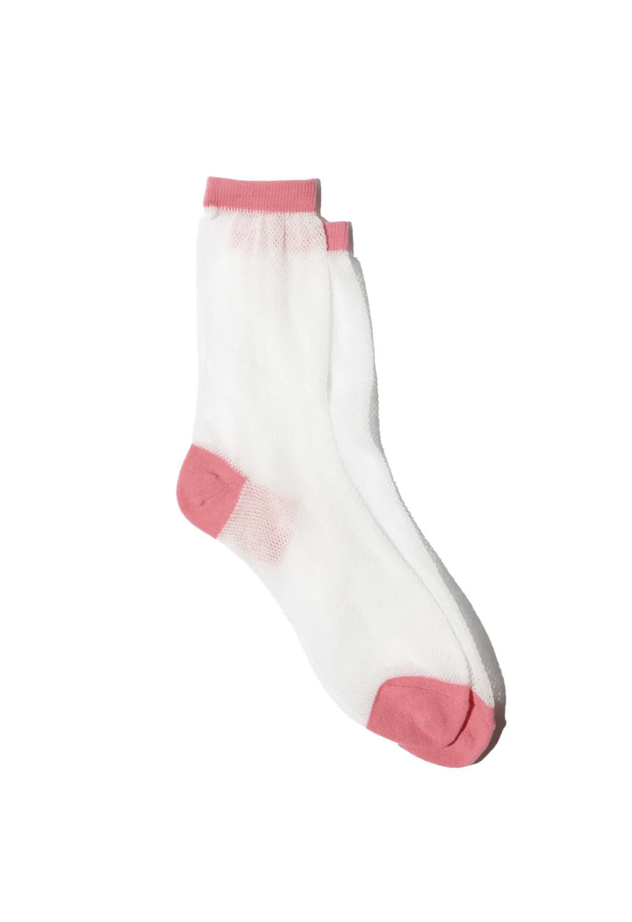 Janelle Pink Socks