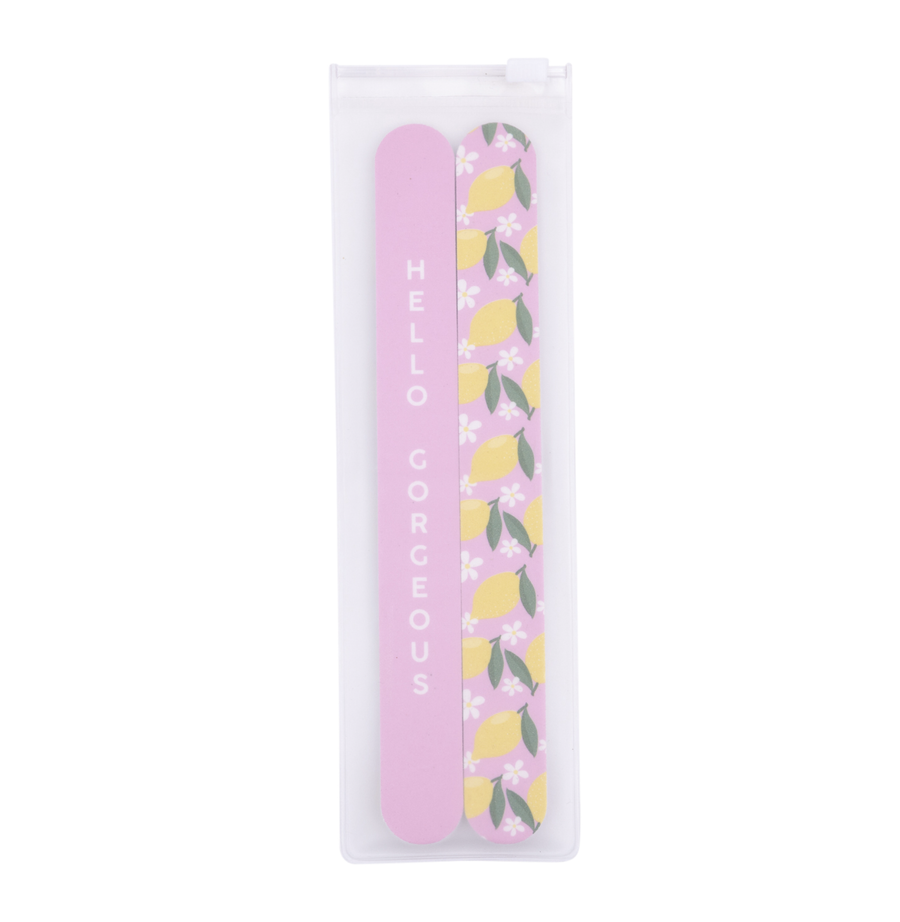 Handbag Accessories Lemon Nail File Set 2pk