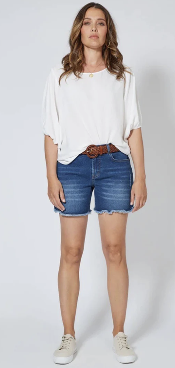 Duke Denim Shorts - Denim