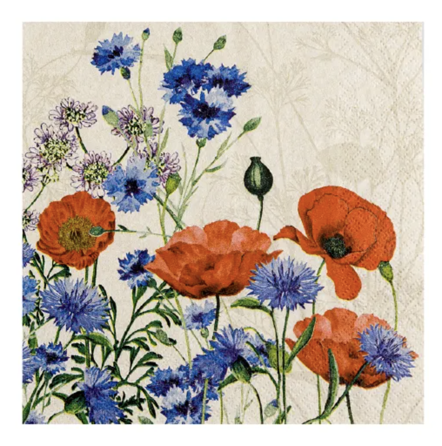 Napkins - Wild Poppies