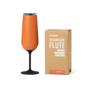 Huski Champagne Flute - Valencia Orange