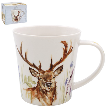 Feather & Fur Stag Mug