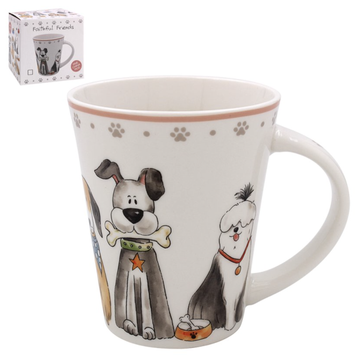 Faithful Friends Dogs Mug - Dogs/Bone