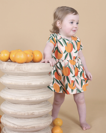 Orange Grove All-In-One Dress