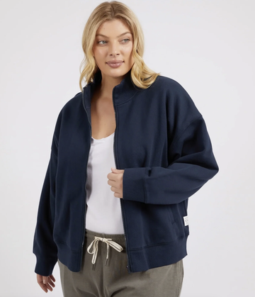 Kelcey Zip Thru - Navy