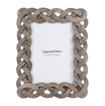 Grid Rope 5x7 Photo Frame