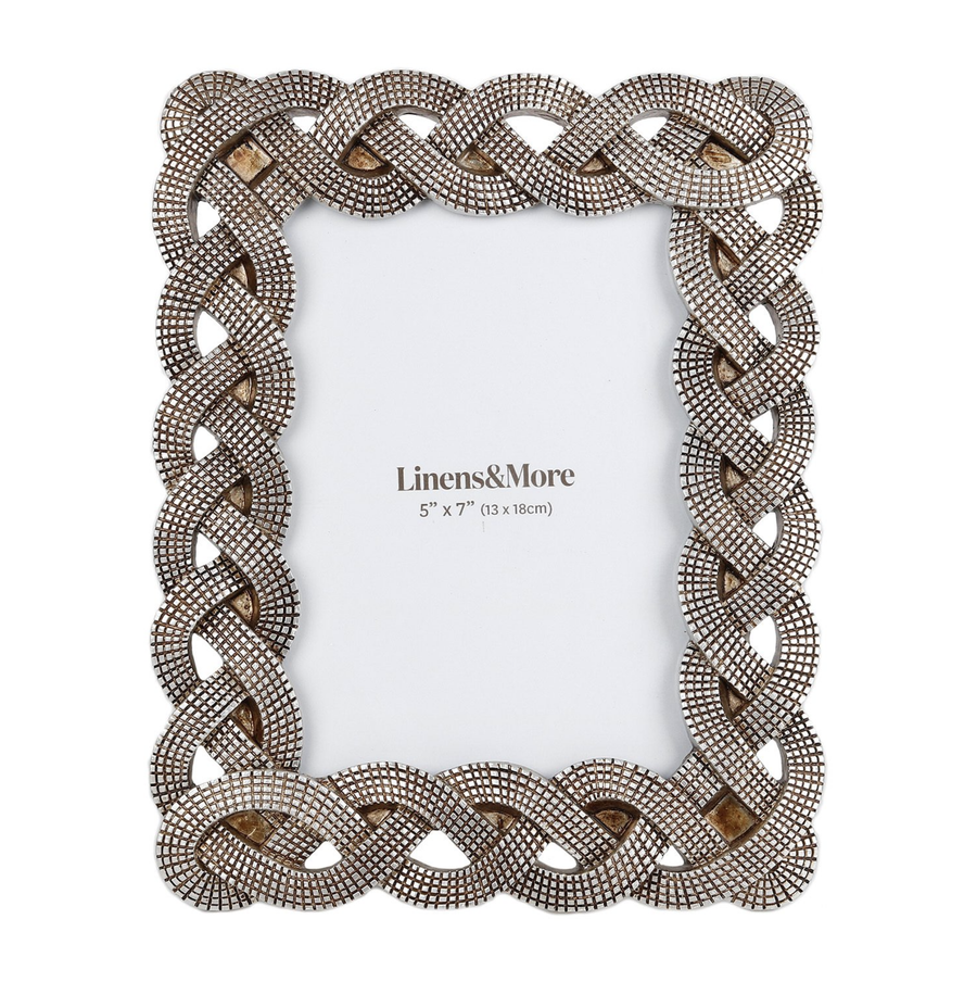 Grid Rope 5x7 Photo Frame