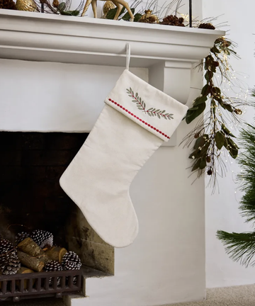 Mistletoe Branch Stocking