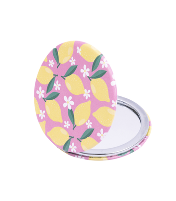 Handbag Accessories Lemon Compact Mirror