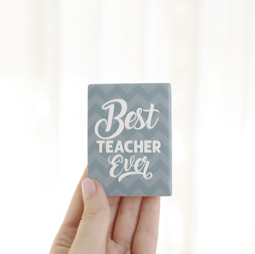 Teacher Best Teacher Ceramic Magnet