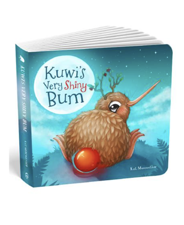 Kuwis Very Shiny Bum Board Book