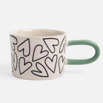 Mug - Mono Outline Heart