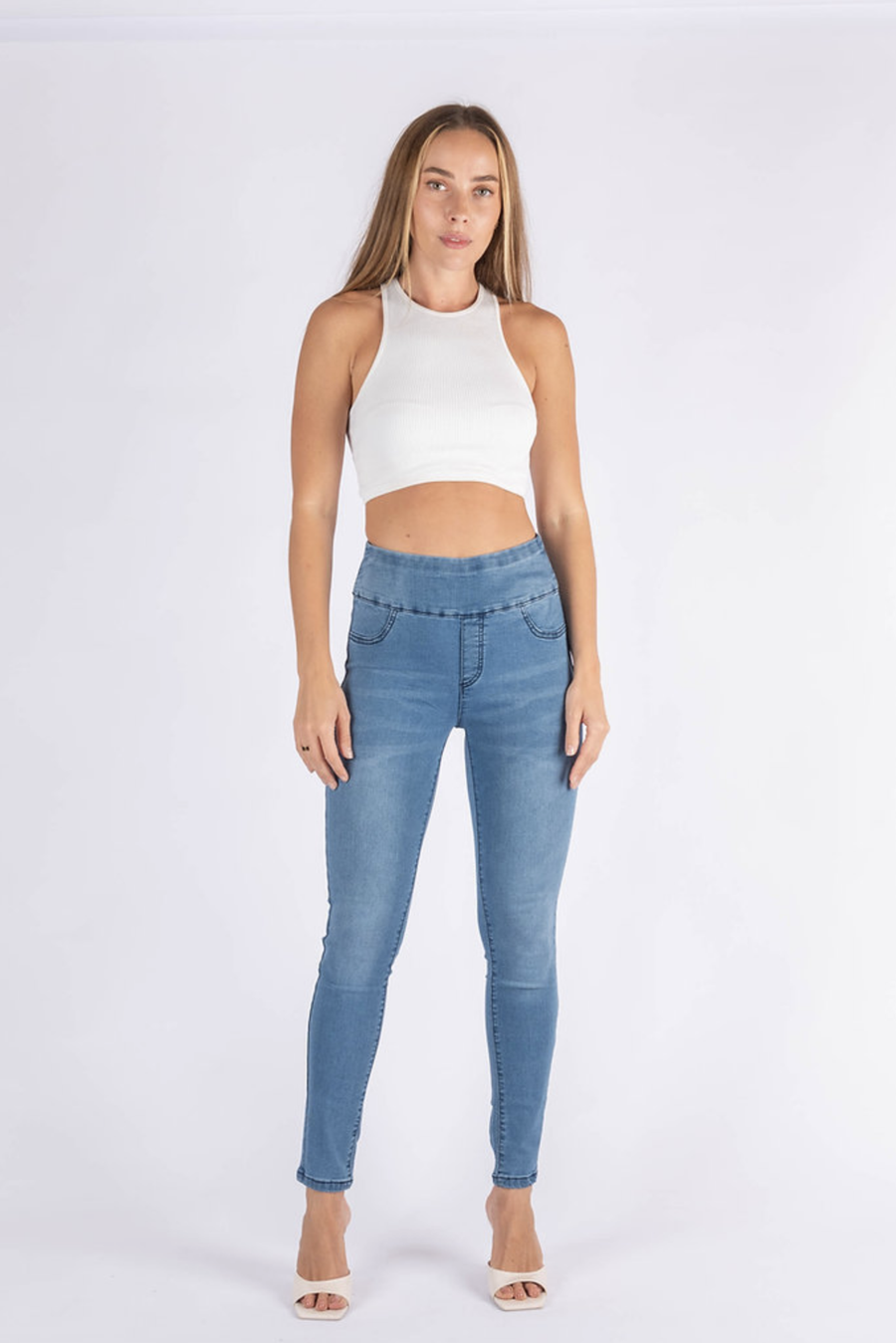 Meg Pull Up High Rise Jeggings