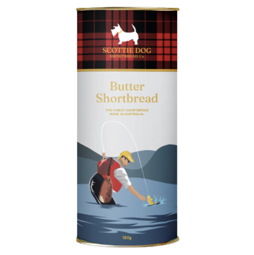 Scottie Dog Shortbread Co Tube - Fishing