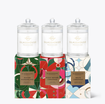 Glasshouse Fragrances Christmas Candle Trio