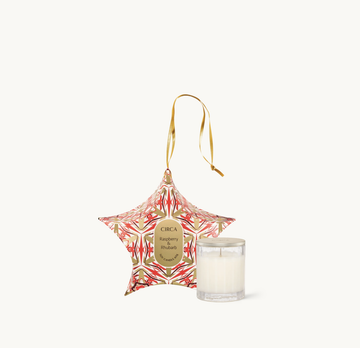 Raspberry & Rhubarb Candle Hanging Ornament