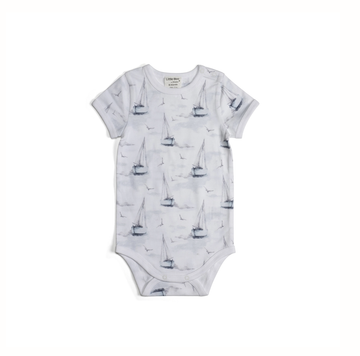 Cotton Bodysuit - Boats