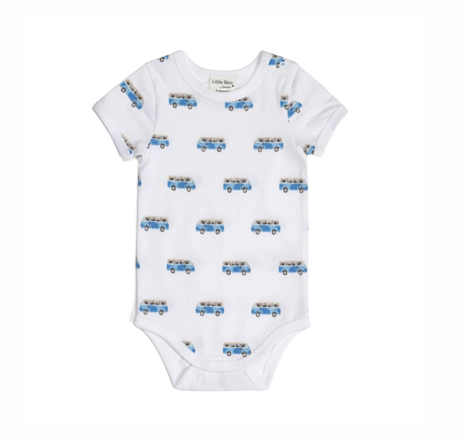 Cotton Bodysuit - Camper Van