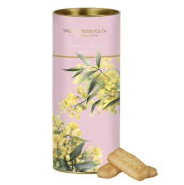 Valley Produce Co Australian Wattle Shortbread Tube 180g