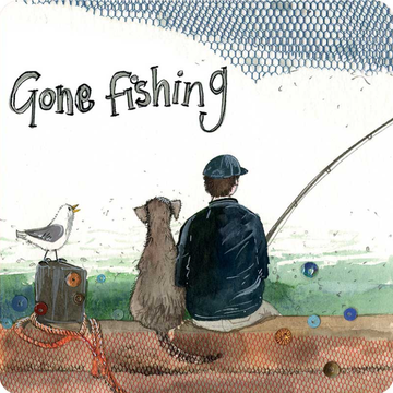 Gone Fishing Coaster