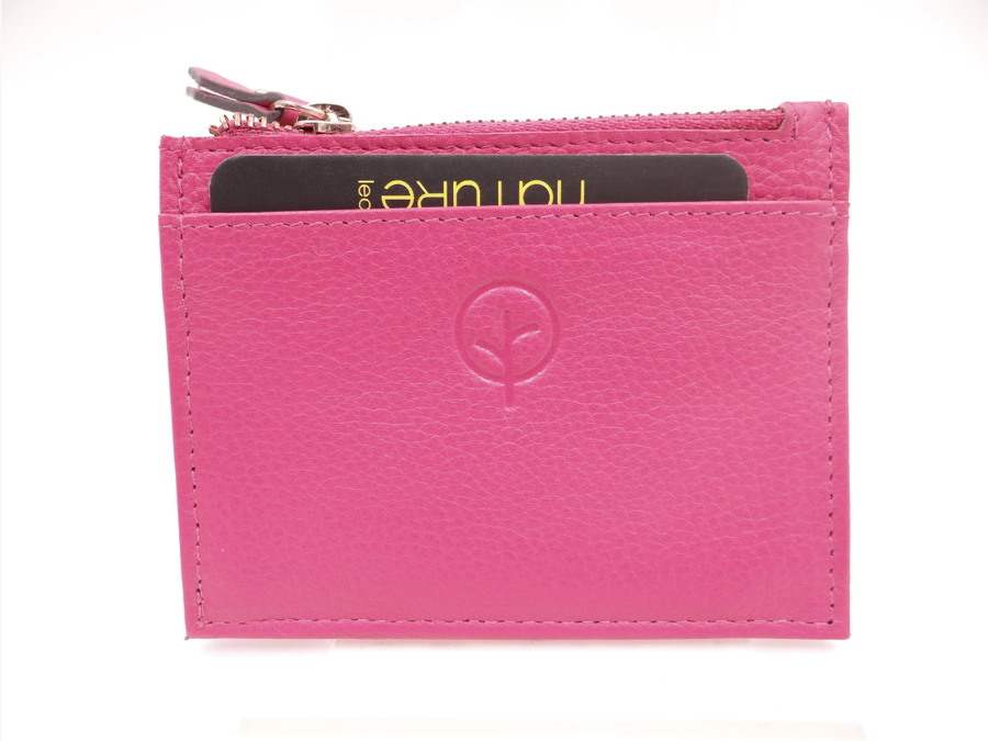 ManageMe Compact Coin Card Wallet - Fuschsia