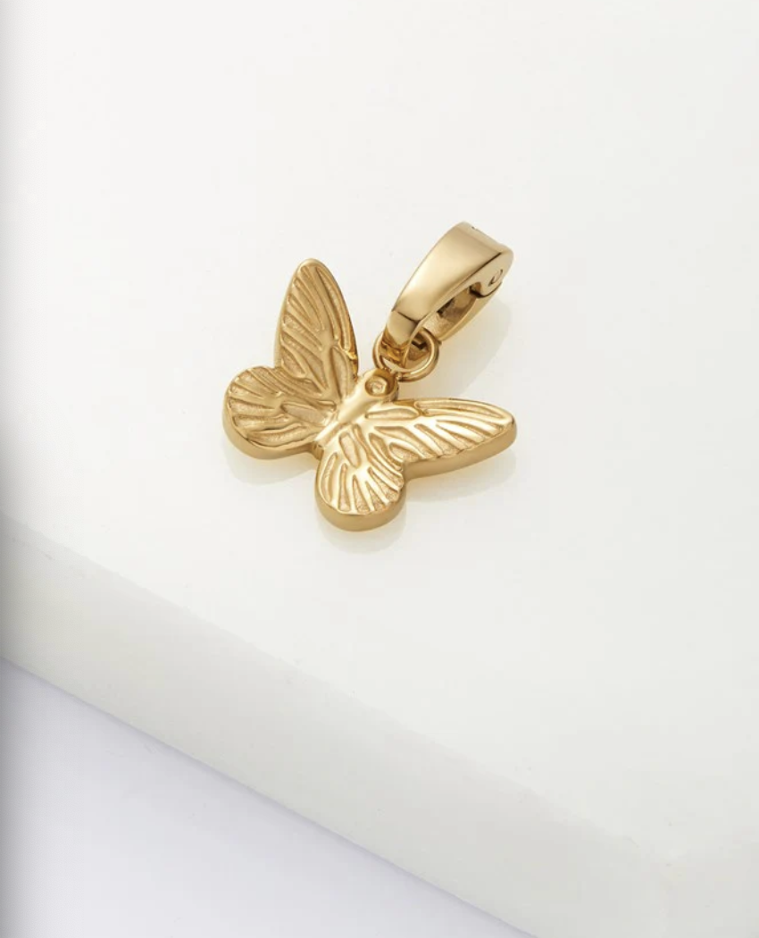 Butterfly Charm - Gold