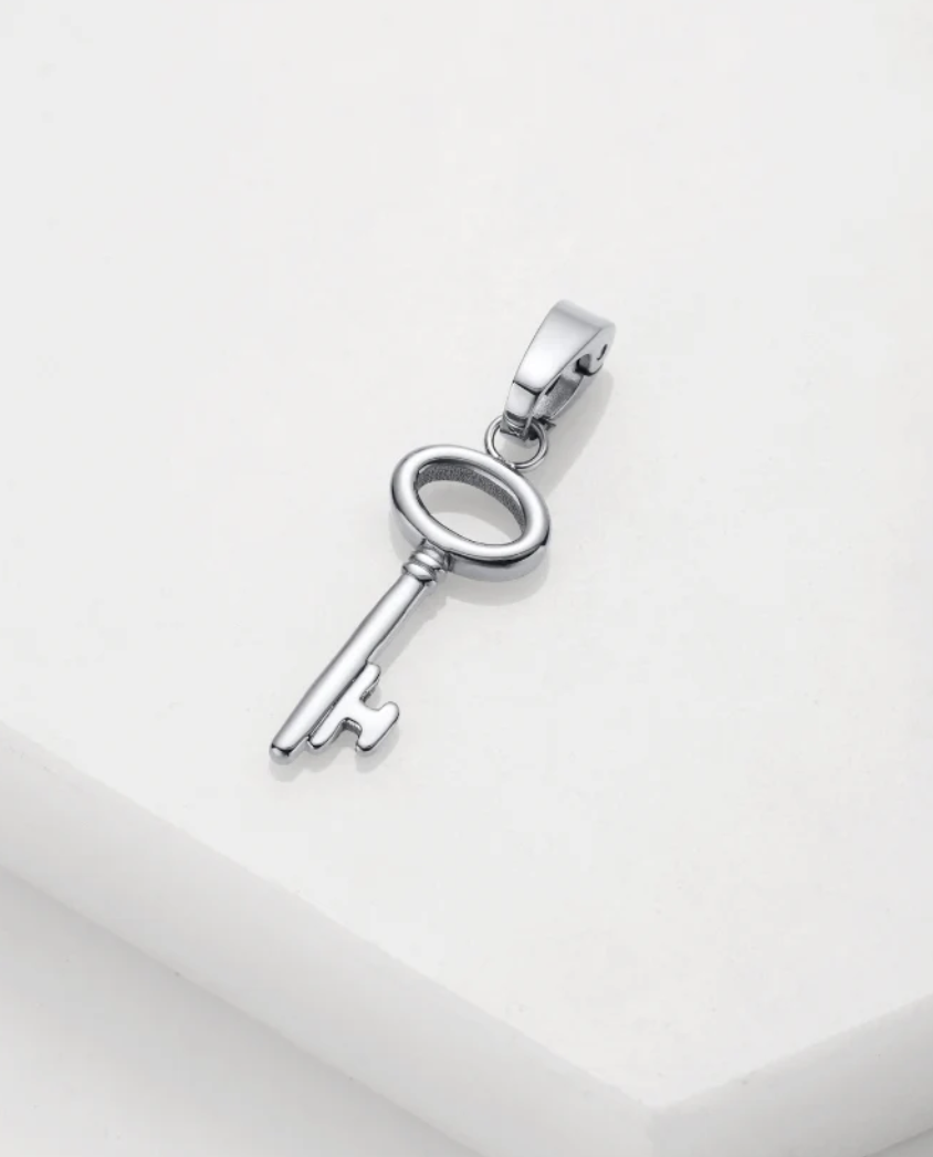 Key Charm - Silver