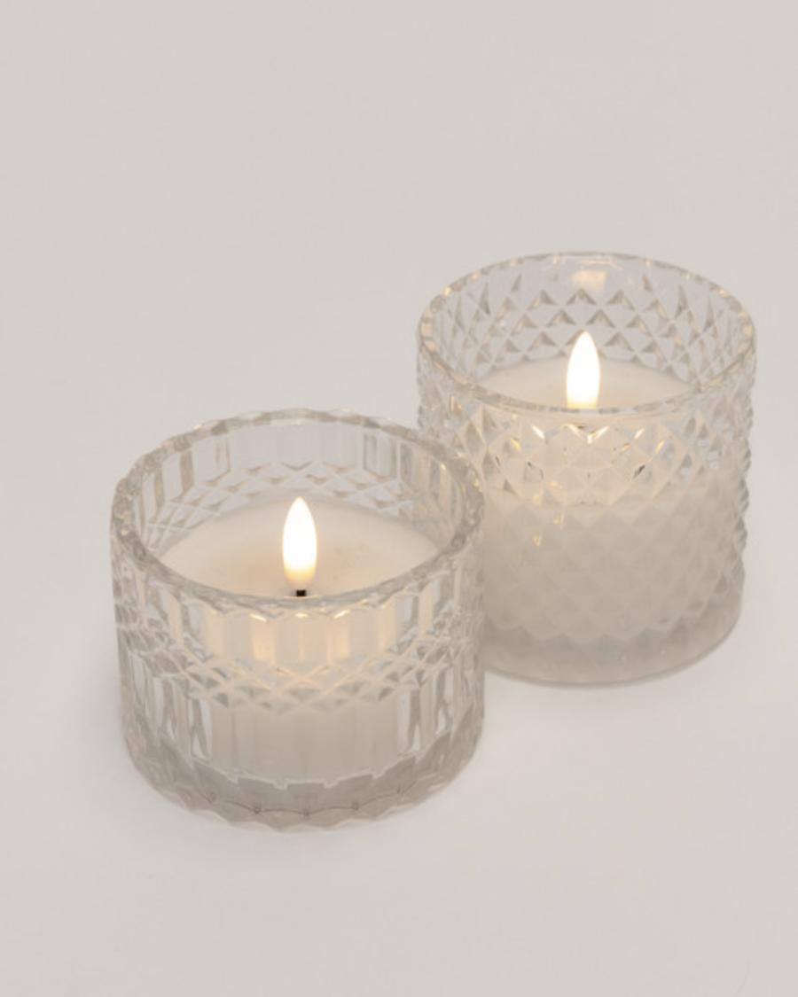 Argyle Cut Glass AAA Candle - Clear