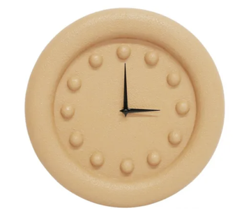 Bubble Wall Clock - Textured Terracotta