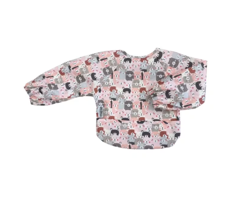 Nylon Small Long Sleeve Bib - Peekaboo