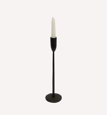 Dax Black Candleholder Medium