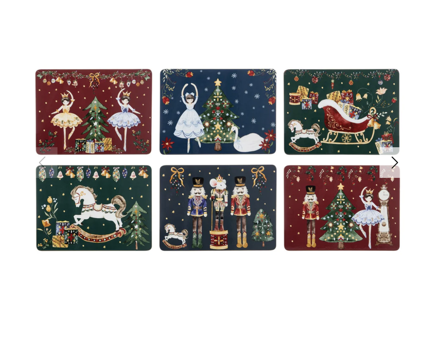 Christmas Wonderland Assorted 6pk Placemat