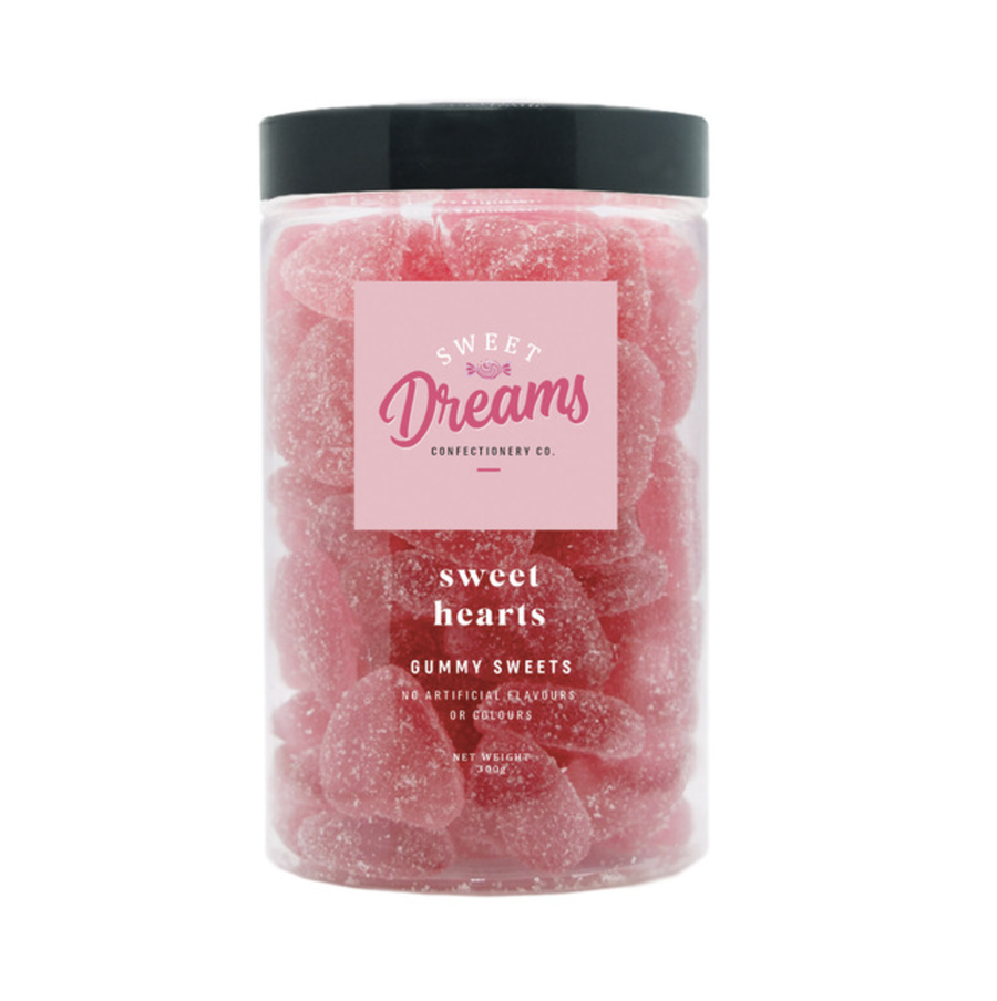 Gummy Sweets Jar - Sweet Hearts