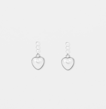 Earrings - Encased Heart