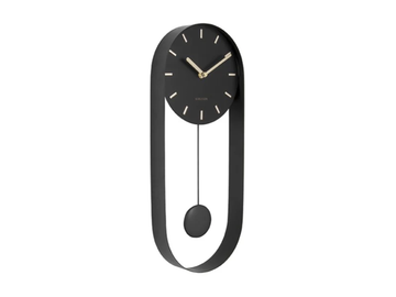 Charm Pendulum Clock - Black