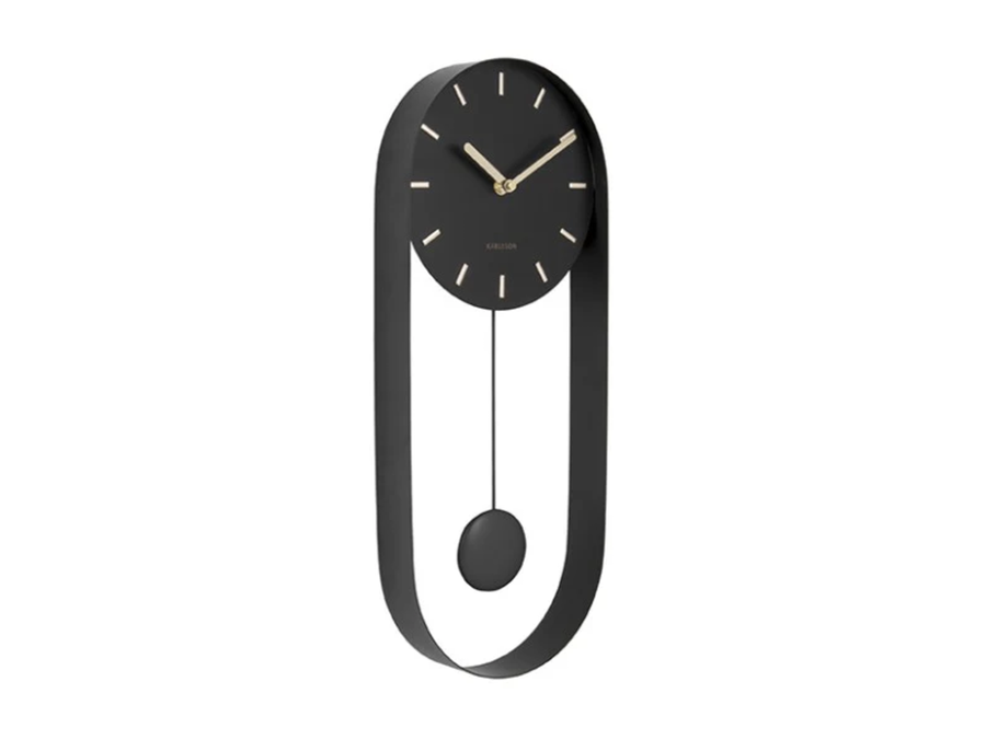 Charm Pendulum Clock - Black