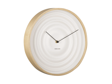 Scandi Ribble Clock - White