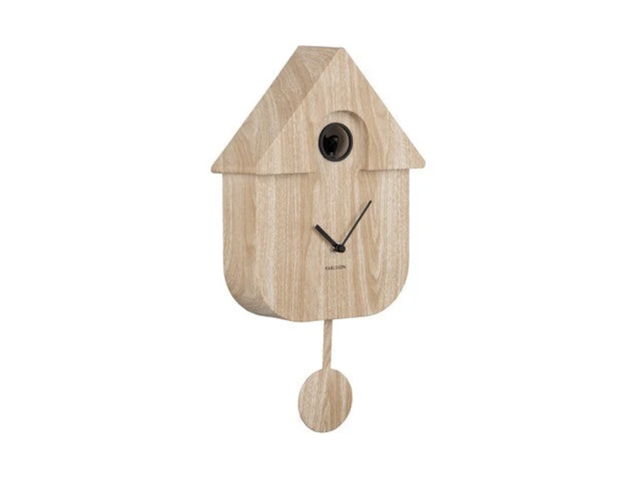 Modern Cuckoo Clock - Light Wood